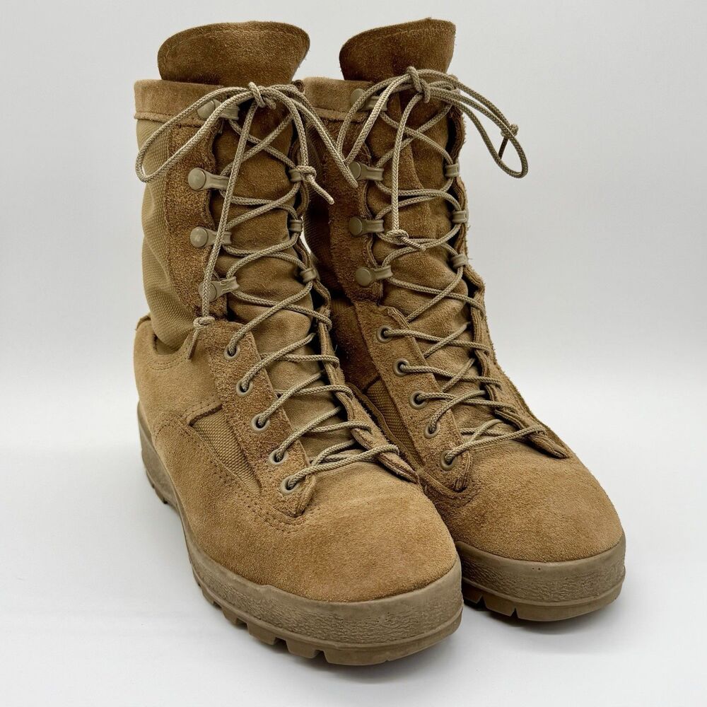 McRAE Army Combat Boots Men's Sz 5.5W Women's Sz 7.5W Coyote Brown USGI Military